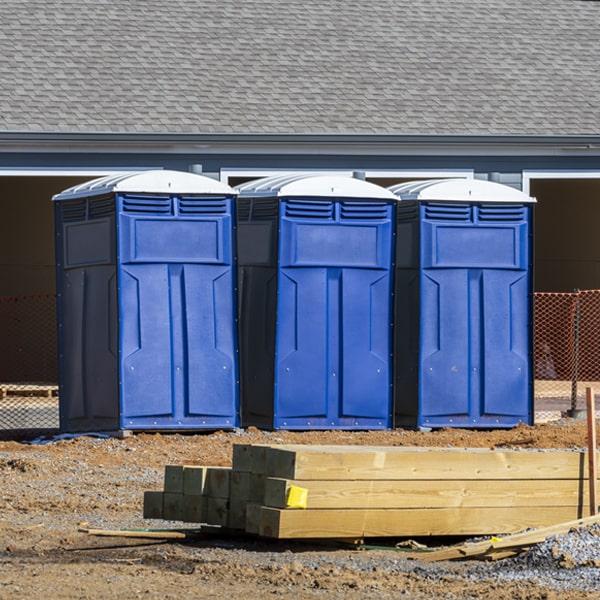 what is the maximum capacity for a single porta potty in Hardwood Acres MI